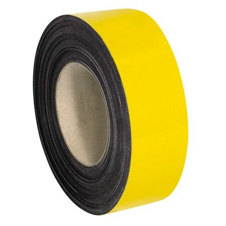 Bsc Preferred 2'' x 100' - Yellow Warehouse Labels - Magnetic Roll LH144